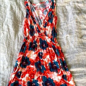 low v neck dress